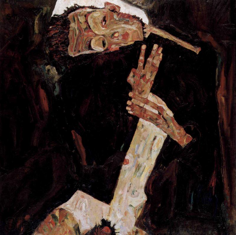 Egon Schiele The Poet Spain oil painting art